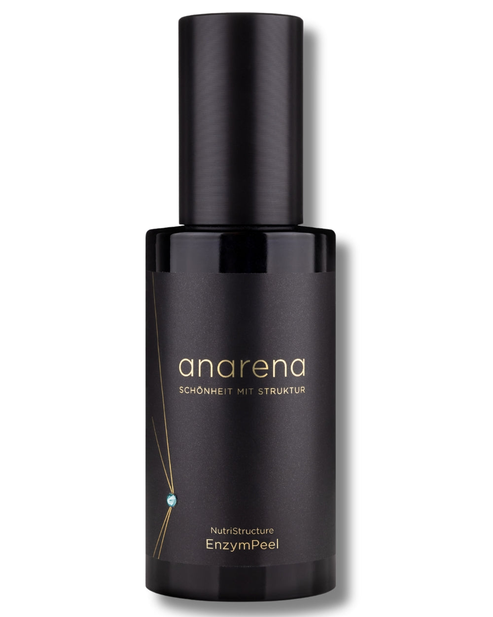 Anarena Enzym Peel – sanftes enzymatisches Peeling in einer stilvollen schwarzen Verpackung mit goldenen Details.