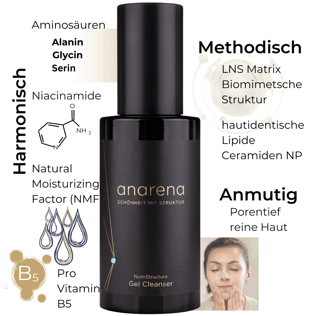anarena NutriSturcture Gel Cleanser - Wirkstoffe
